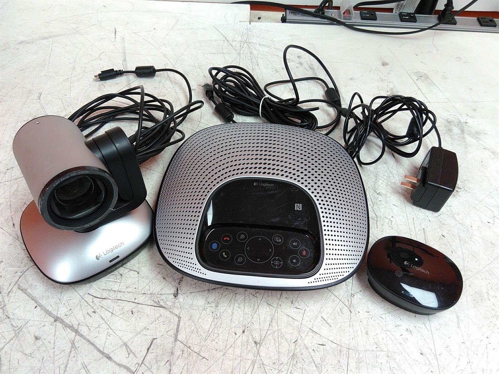 Power Tested Only Logitech CC3000e Video Conferencing System AS-IS - $55.22