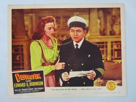 Destroyer 1943 Lobby Card Edward Robinson Marguerite Chapman Glenn Ford 11x14 - £31.60 GBP