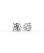 0.25 Ct Natural  Diamond SI Clarity Round Shape Solitaire Stud. - £318.37 GBP