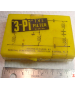 VINTAGE FEDERAL ELECTRONICS TVI 3-Pi 0-54 MHz Receiver Filter in Plastic... - $4.81 CAD