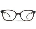 Kids Bright Eyes Eyeglasses Frames Dallas JR Dark Clear Brown Cat Eye 43... - $55.91