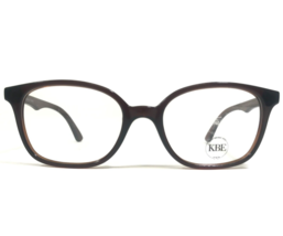 Kids Bright Eyes Eyeglasses Frames Dallas JR Dark Clear Brown Cat Eye 43-17-130 - £43.98 GBP