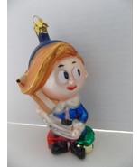 Rudolph Island of Misfits Glass Blown Hermey Ornament  - $49.11 CAD