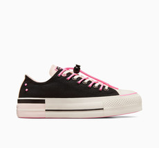 Converse Chuck Taylor All Star Easy On Black &amp;Pink Platform, A09540C Multi Sizes - £79.20 GBP