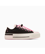 Converse Chuck Taylor All Star Easy On Black &amp;Pink Platform, A09540C Mul... - £78.18 GBP