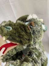 HTF rare Folkmanis dinosaur dragon plush hand puppet figure moving Tongue Mouth - £12.59 GBP