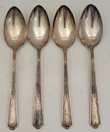 4 Vintage Tudor Plate Oneida Community Silver Plate Teaspoons - $206.98 MXN
