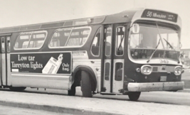 Chicago Transit Authority CTA Bus #349 Route 56 Milwaukee Tareyton Lights Photo - £7.09 GBP