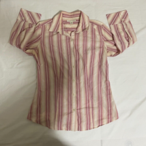 Banana Republic Women&#39;s Striped Button Up Shirt Size M - e326 - $145.95 MXN
