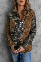 Leopard Camouflage Patchwork Jacket - £28.05 GBP+