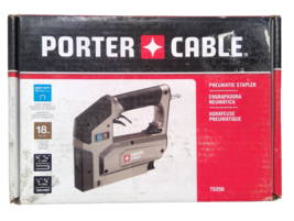 OPEN BOX - PORTER-CABLE TS056 Pneumatic 18 Ga. 3/8 Crown Stapler  Brad N... - $49.99