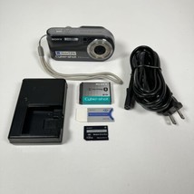 Sony Cyber-Shot DSC-P200 Digital Camera W/ Battery Charger Mem Stick Tested - $62.36