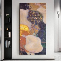 Hand Painted Gustav Klimt Goldfish Oil Paintings On Canvas canvass - £253.17 GBP+