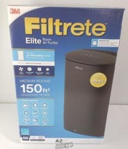 3M Filtrete Elite Room Air Purifier Medium Room 150 Sq Hepa FT FAP-CO2-A2 - £84.37 GBP