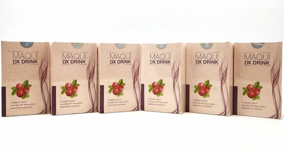 6 Boxes MAQUI DX Detox Drink 100% Natural Berries Slimming -FEDEX Express - $151.97