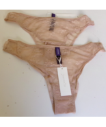 Two Journelle Romy Bikini lace Panty Size Small Beige - €24,85 EUR