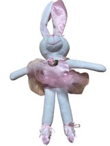 Burton &amp; Burton Plush Pink Ballerina Dance Bunny Rabbit Stuffed Animal Tutu - $14.84