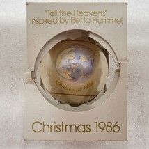 Schmid Christmas 1986 Tell The Heavens Ornament inspired by Berta Hummel W/ BOX - $10.39