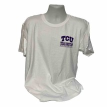 NEW TCU Horned Frogs Men&#39;s Large T-Shirt NCAA Texas Christian University - £17.46 GBP