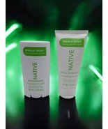 Native Whole Body Deodorant Stick 2.3oz &amp; Cream 3oz Cucumber &amp; Mint Alum... - $27.12 CAD
