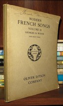 Hale, Philip L. Modern French Songs Volume Ii: Georges To Widor, For High Voice - £37.80 GBP
