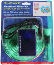 Penn Plax Small World Fishbowl Filter Kit with Adjustable Air Flow - £22.03 GBP