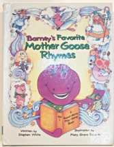 Barneys Favorite Mother Goose Rhymes Volume I Vintage Hardcover Kids Book - $4.99