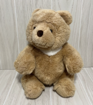 Gund Collector&#39;s Classic Plush teddy bear brown tan white chest vintage ... - $12.86