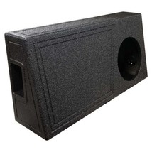 Qpower Single 10&quot; Truck Ported SPL Empty Woofer Box with Bed Liner Spray - £55.44 GBP