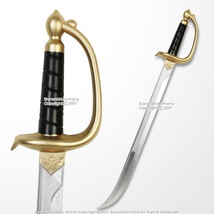 30&quot; Classic Caribbean Pirate Cutlass Foam Sword Bow Guard Costume Cospla... - £10.35 GBP