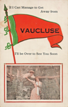 Vaucluse Frederick County Va~I&#39;ll Be Over SOON~1914 Antique Vintage Postcard - £14.64 GBP