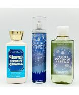 Bath &amp; Body Works Frosted Coconut Snowball 3-Pc Bundle Lotion, Body Spra... - €25,69 EUR