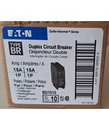 Lot Of 10 Eaton Type BR 15-amp Tandem Circuit Breaker BD1515 - $2,029.70 MXN
