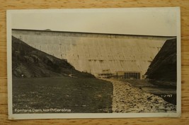 Vintage Postcard Rppc Real Photo Fontana Dam North Carolina I-J-197 - £10.19 GBP