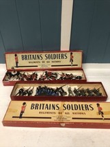 38 Piece Britains: Boxed Set - Royal Marines. Post War c1960 Machine Gun... - £236.61 GBP