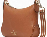 NWB Kate Spade Rosie Crossbody Brown Leather WKR00630 Warm Gingerbread G... - $133.64