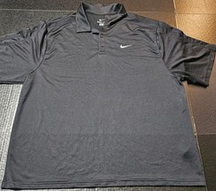 Nike Dri-Fit Polo Shirt Collared Short Sleeve Polyester Men&#39;s Size Extra... - £8.33 GBP