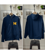 Franchise Club NCAA Michigan Wolverines Avalanche Fleece Jacket Dark Blu... - $64.48 CAD