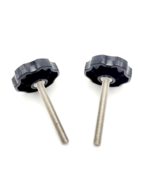 M6 x 50mm Clamping Thumb Screws Full Thread Black 6 Point Knob 6mm x 1.0... - $13.95