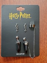Harry Potter Deathy Hallows Cuff Earring Set HTF - $7.53