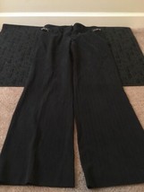  Sharagano Women&#39;s Pinstriped Dress Pants Slacks Size 8 - $39.77