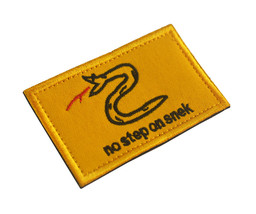 Don&#39;t Tread On Me And No Step On Snek Patch Don&#39;t Step On Snake Embroidered Clot - £7.92 GBP+