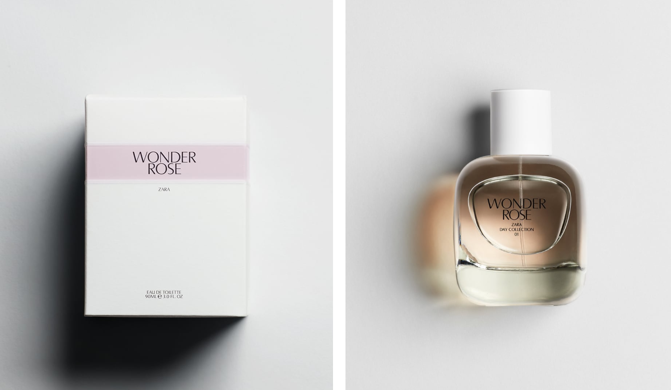 Zara Wonder Rose 90ml 3.0 Oz Woman Eau De Toilette Fragrance Perfume Brand New
