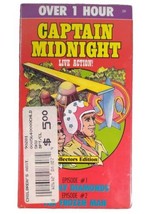 Captain Midnight Live Action VHS 2 Episodes with Original Commercials SE... - £7.75 GBP
