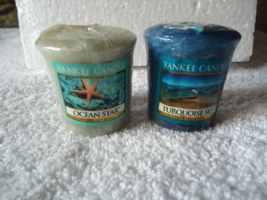 Lot Of 2 &quot; NIP &quot; 1.75 OZ. Yankee Candles Ocean Star &amp; Turquoise Sky - £8.92 GBP
