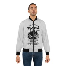 Men&#39;s All Over Print Bomber Jacket - The Forest Print - $85.49+