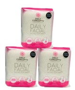 3x Daily Concepts Daily Facial Micro Scrubber Lot Vegan Sealed - $22.58 CAD
