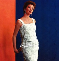 1960s Irish Crochet Dress, Sleeveless Shell &amp; Skirt - Crochet pattern (PDF 6567) - £2.95 GBP