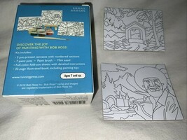 Bob Ross By The Numbers Mini Paint Set Kit By Bob Ross Plus Two Extra Ca... - $9.89