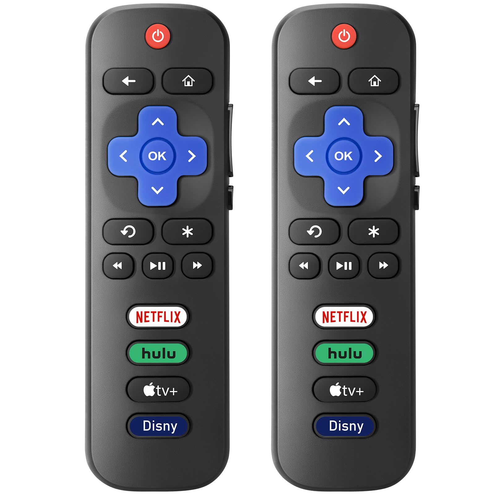 【Pack of 2】 New Replacement for All Roku TV Remote,Compatible for All TCL-ONN-Hi